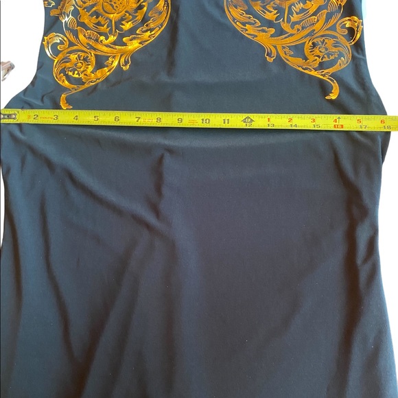 Fashion Nova Lusting Over You Baroque Black and Gold Party Dress - Picture 12 of 16